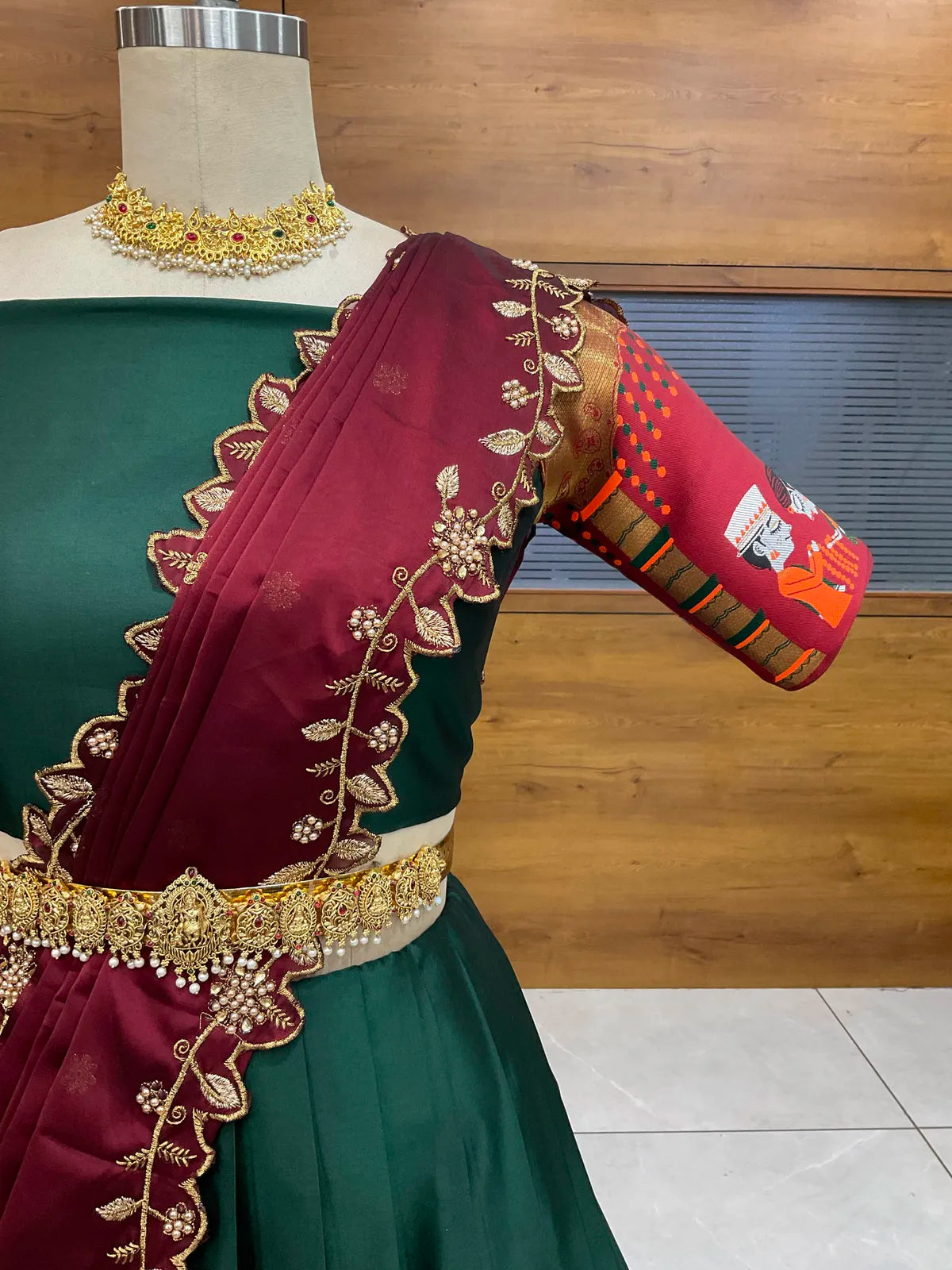 (WeddingRango) Beautifull South Indian Half Saree for women
