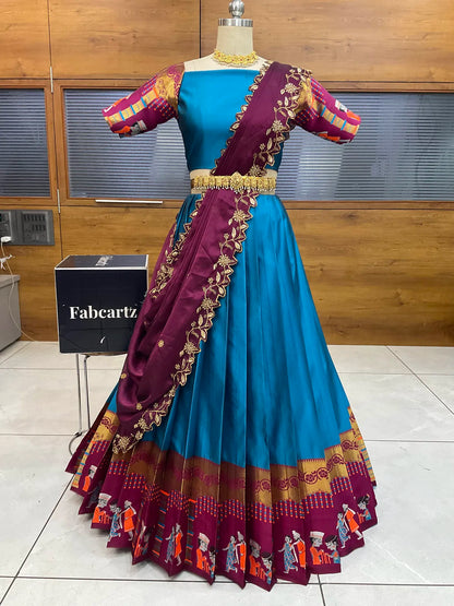 (WeddingRango) Beautifull South Indian Half Saree for women