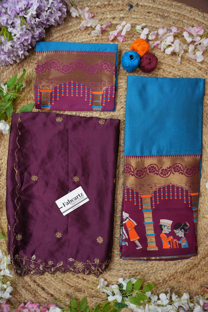 (WeddingRango) Beautifull South Indian Half Saree for women