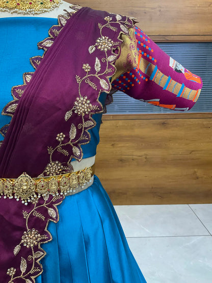 (WeddingRango) Beautifull South Indian Half Saree for women