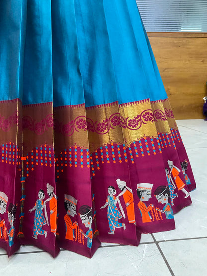 (WeddingRango) Beautifull South Indian Half Saree for women