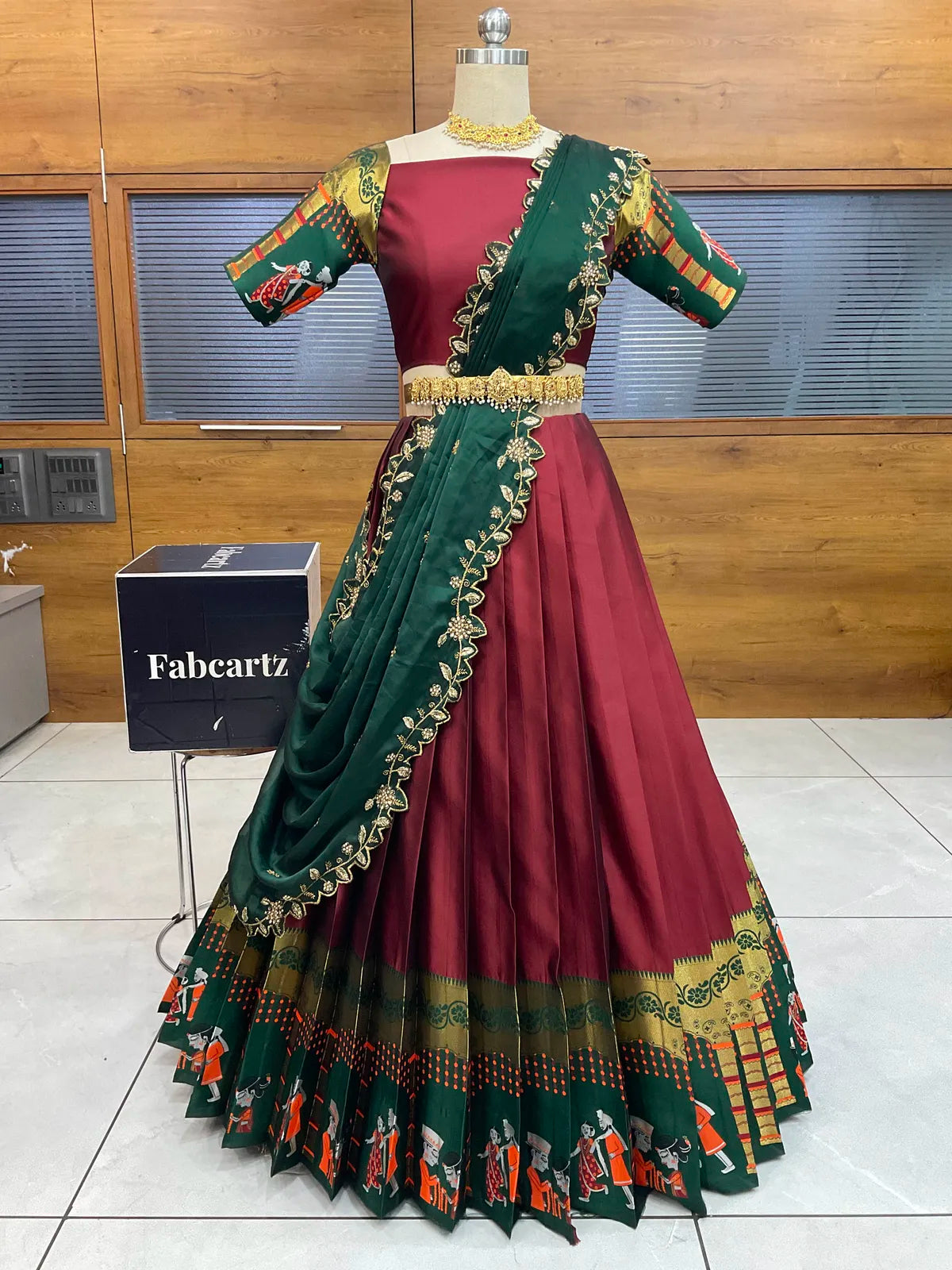 (WeddingRango) Beautifull South Indian Half Saree for women