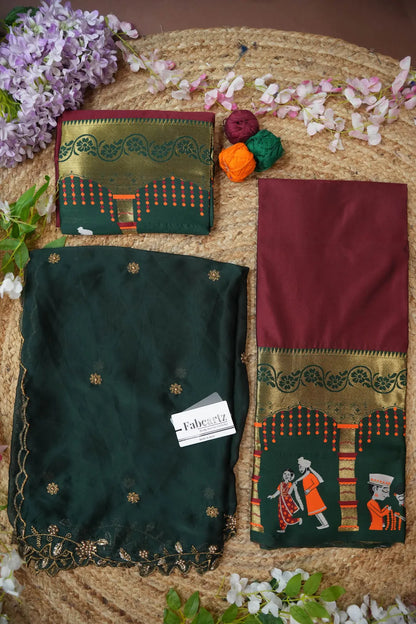 (WeddingRango) Beautifull South Indian Half Saree for women
