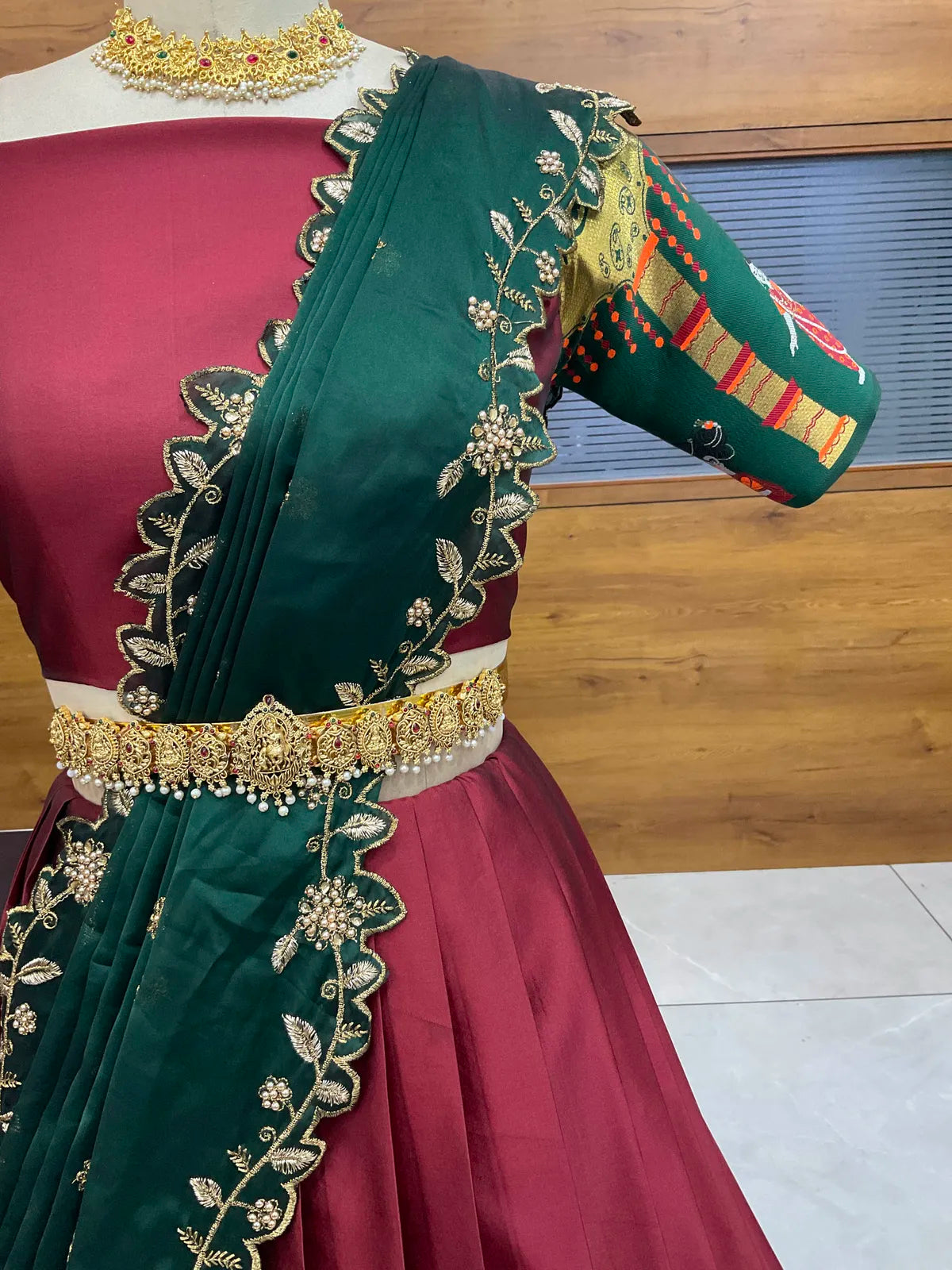 (WeddingRango) Beautifull South Indian Half Saree for women