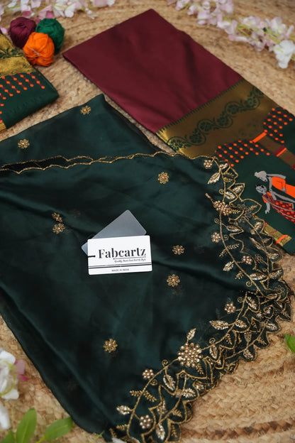(WeddingRango) Beautifull South Indian Half Saree for women