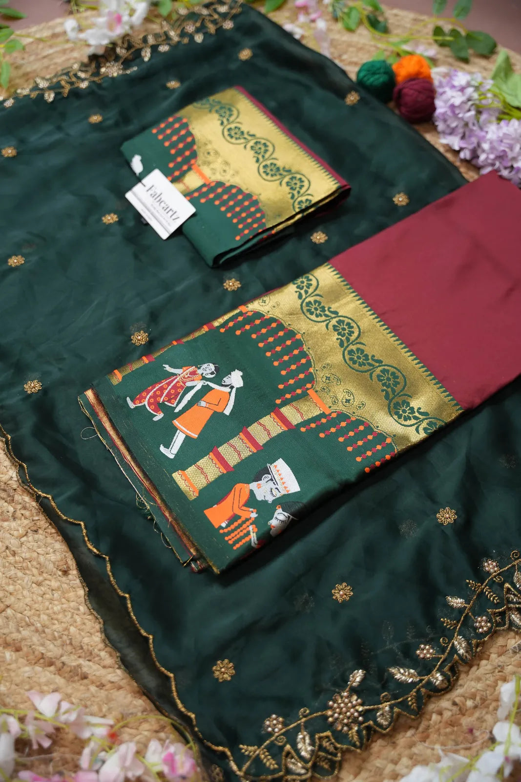 (WeddingRango) Beautifull South Indian Half Saree for women
