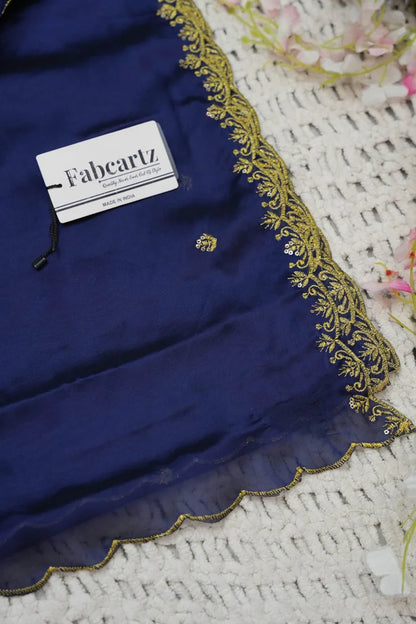 Pragna Women's Woven Design zari work Half Saree with Embroidered Blouse and Dupatta