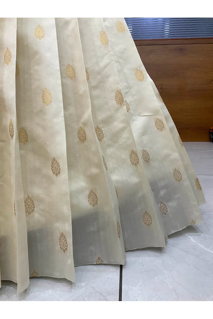 Yamuna South Indian Festival Traditional Half Saree with Embroidered Blouse & Dupatta