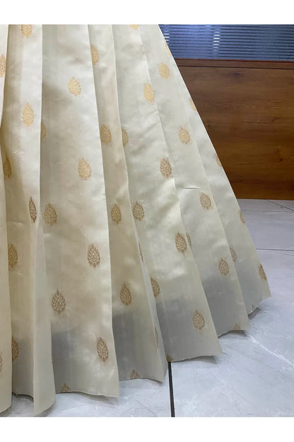 Yamuna South Indian Festival Traditional Half Saree with Embroidered Blouse & Dupatta