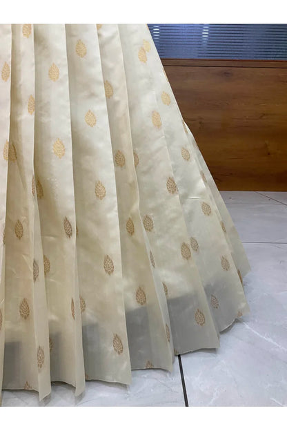 Yamuna South Indian Festival Traditional Half Saree with Embroidered Blouse & Dupatta