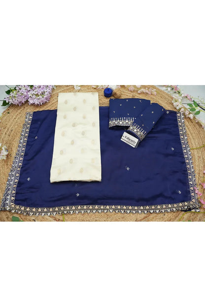 Ridhima South Indian Festival Traditional Half Saree with Embroidered Blouse & Dupatta