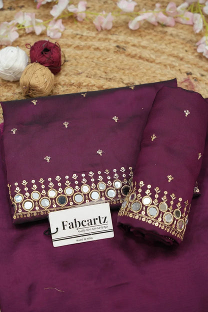 Ridhima South Indian Festival Traditional Half Saree with Embroidered Blouse & Dupatta