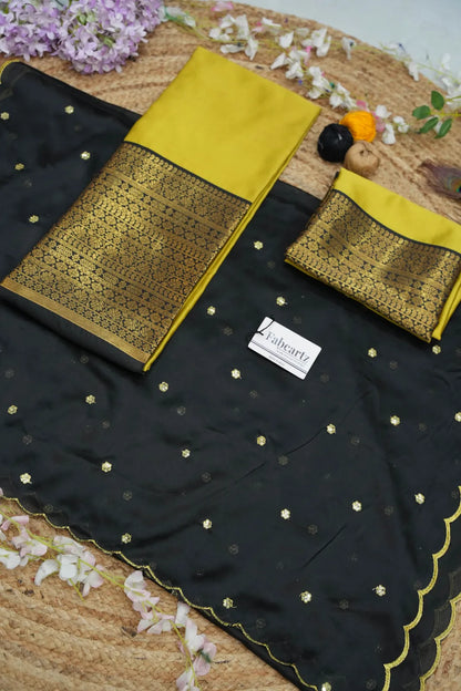 (Imarti) Women's Woven Design Half Saree with Blouse and Dupatta