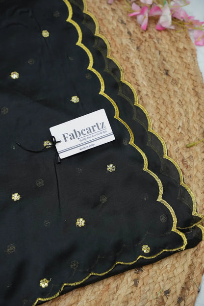 (Imarti) Women's Woven Design Half Saree with Blouse and Dupatta