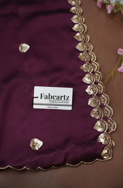 Satyabhumi Women's Embroidered Half Saree with Blouse and Dupatta