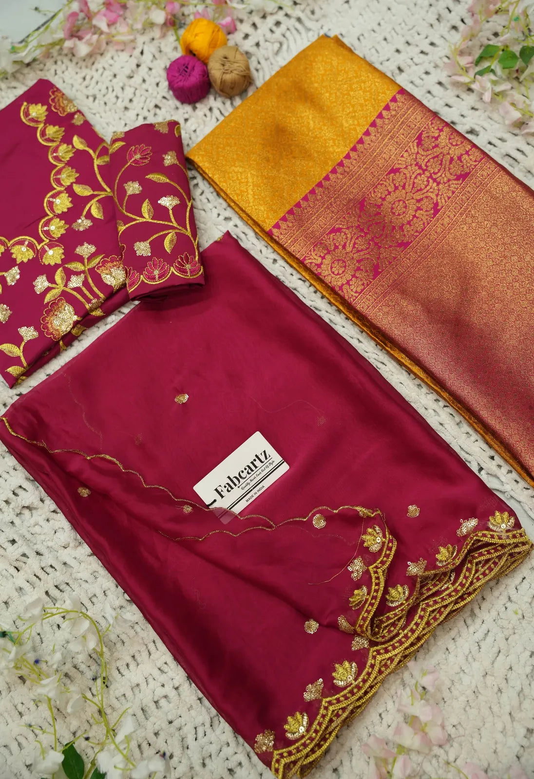 (Juhi) Women's Woven Design Half Saree with Blouse and Dupatta