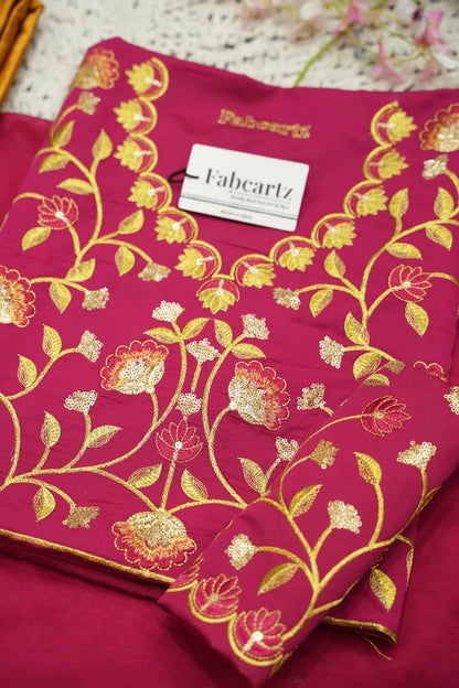 Juhi Women's Woven Design Half Saree with Blouse and Dupatta
