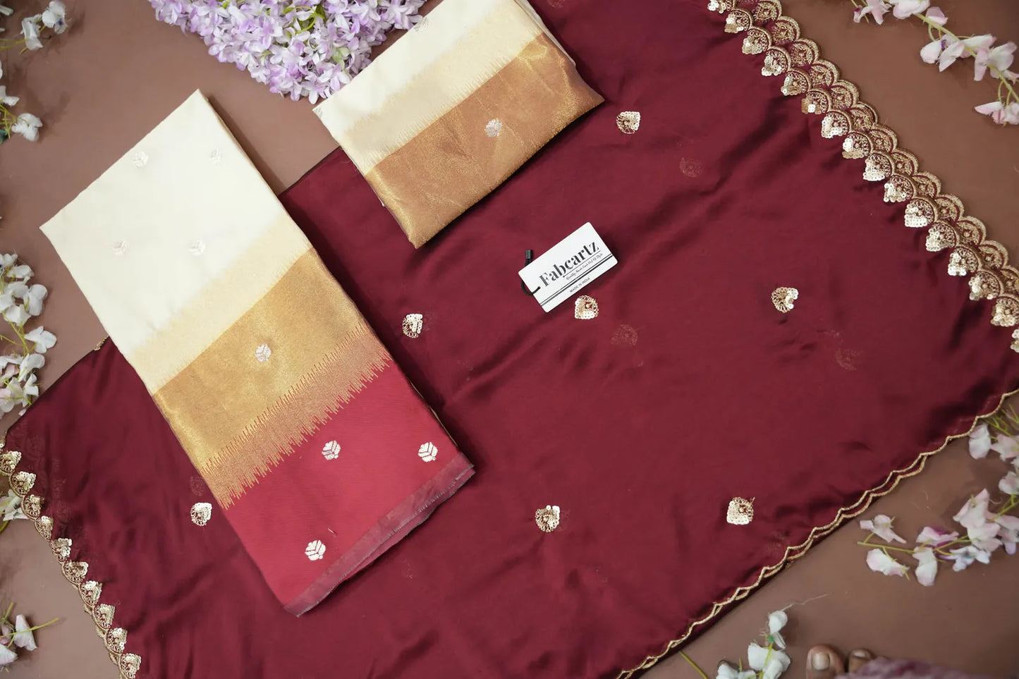 (Adhira) South Indian Festival Traditional Half Saree with Embroidered Blouse & Dupatta