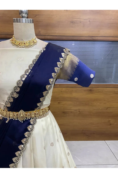 దక్షిణ భారత పండుగ సాంప్రదాయ హాఫ్ చీర (MYR) 