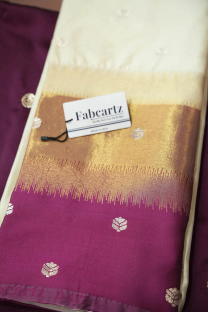 (Adhira) South Indian Festival Traditional Half Saree with Embroidered Blouse & Dupatta