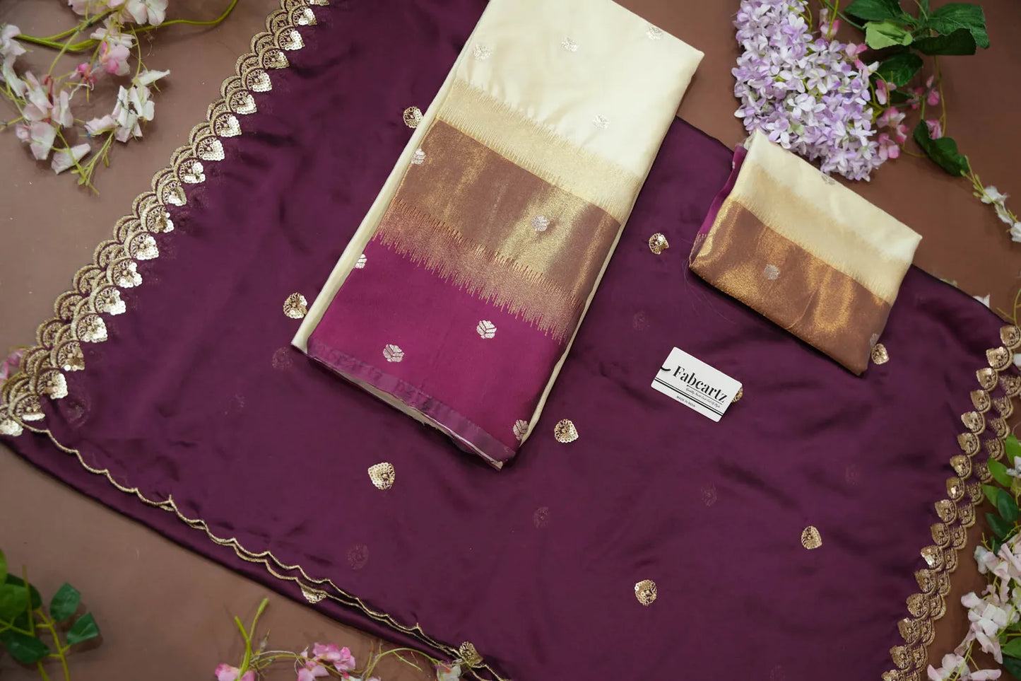 (Adhira) South Indian Festival Traditional Half Saree with Embroidered Blouse & Dupatta