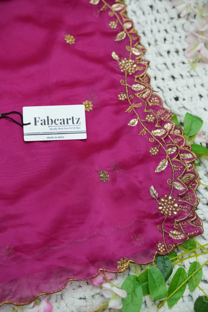ButtiRango/Aroli South Indian Festival Traditional Half Saree with Blouse & Embroidered Dupatta