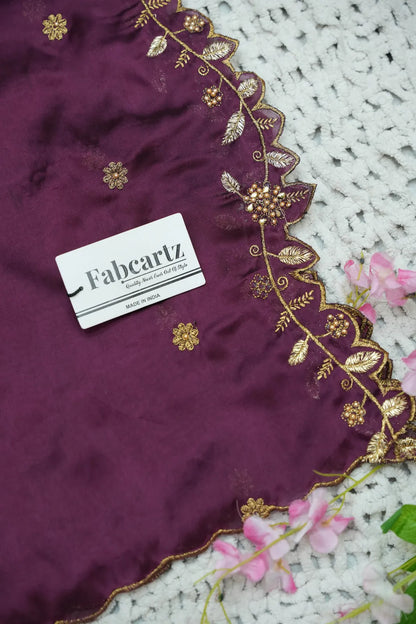 ButtiRango/Aroli South Indian Festival Traditional Half Saree with Blouse & Embroidered Dupatta