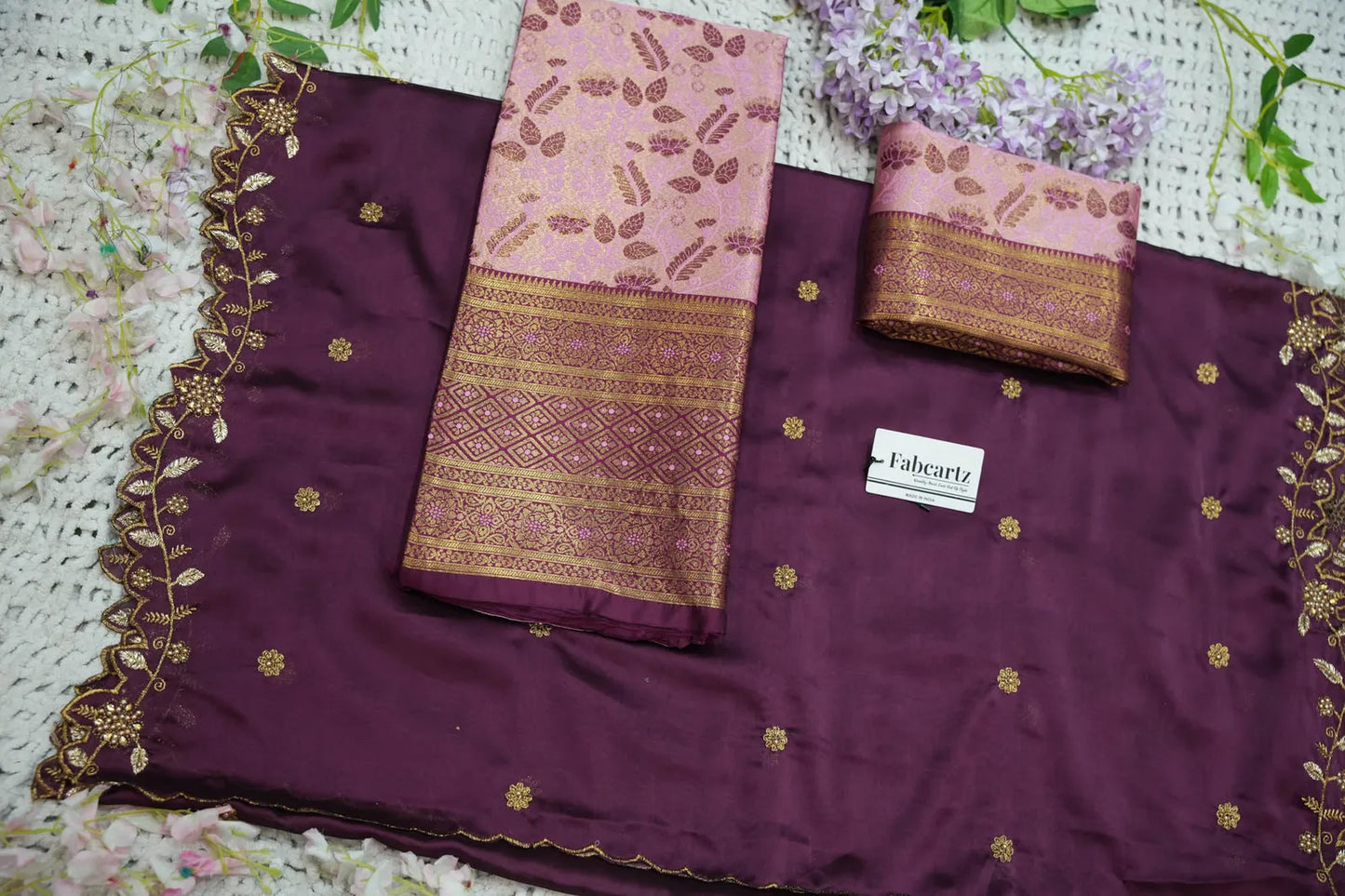 (Udaya) South Indian Festival Traditional Half Saree with Embroidered Blouse & Dupatta