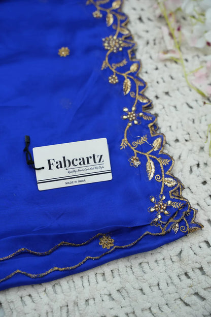 (MultiRango) South Indian Festival Traditional Half Saree with Embroidered Blouse & Dupatta