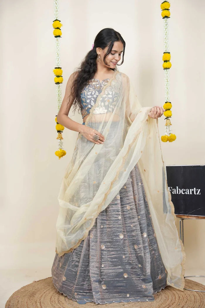 Mithila South Indian Festival Traditional Lehenga Choli (Kv)