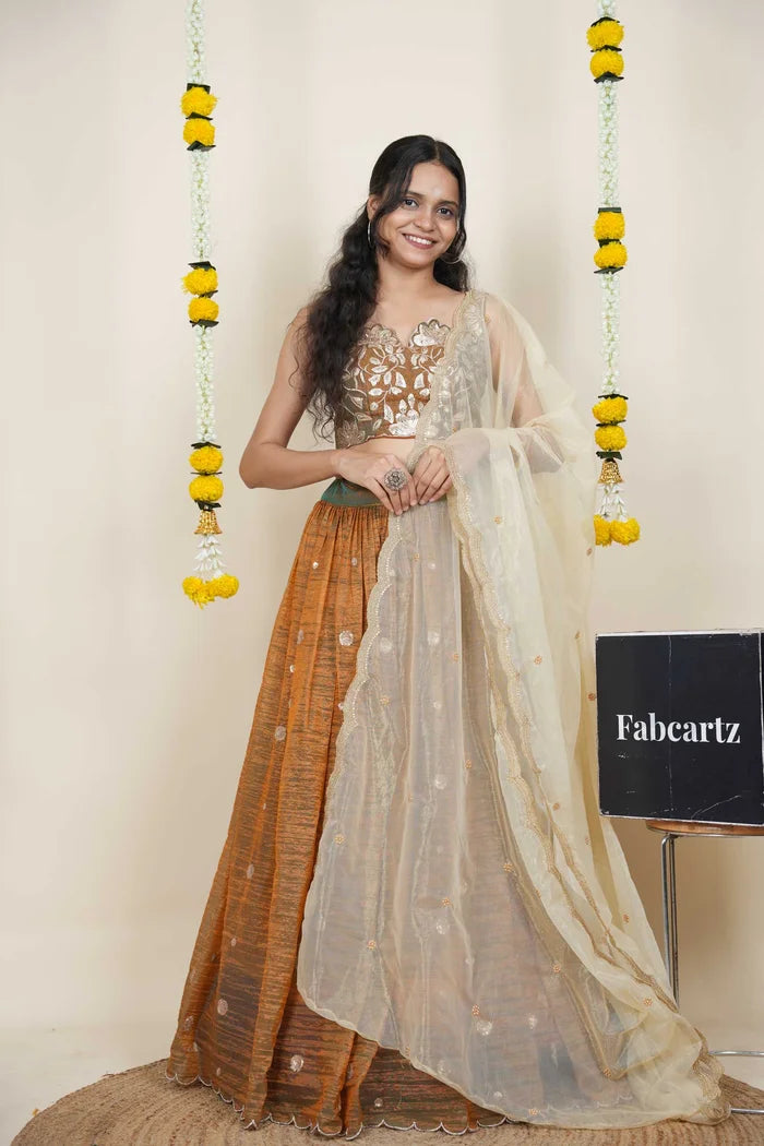 Mithila South Indian Festival Traditional Lehenga Choli (Kv)