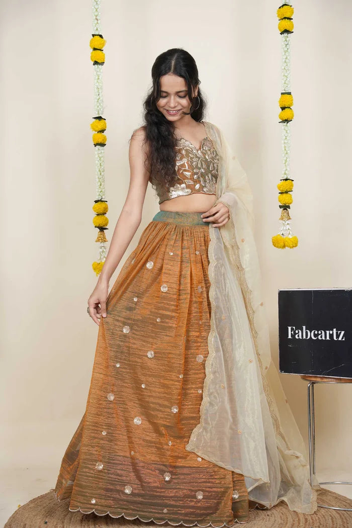Mithila South Indian Festival Traditional Lehenga Choli (Kv)