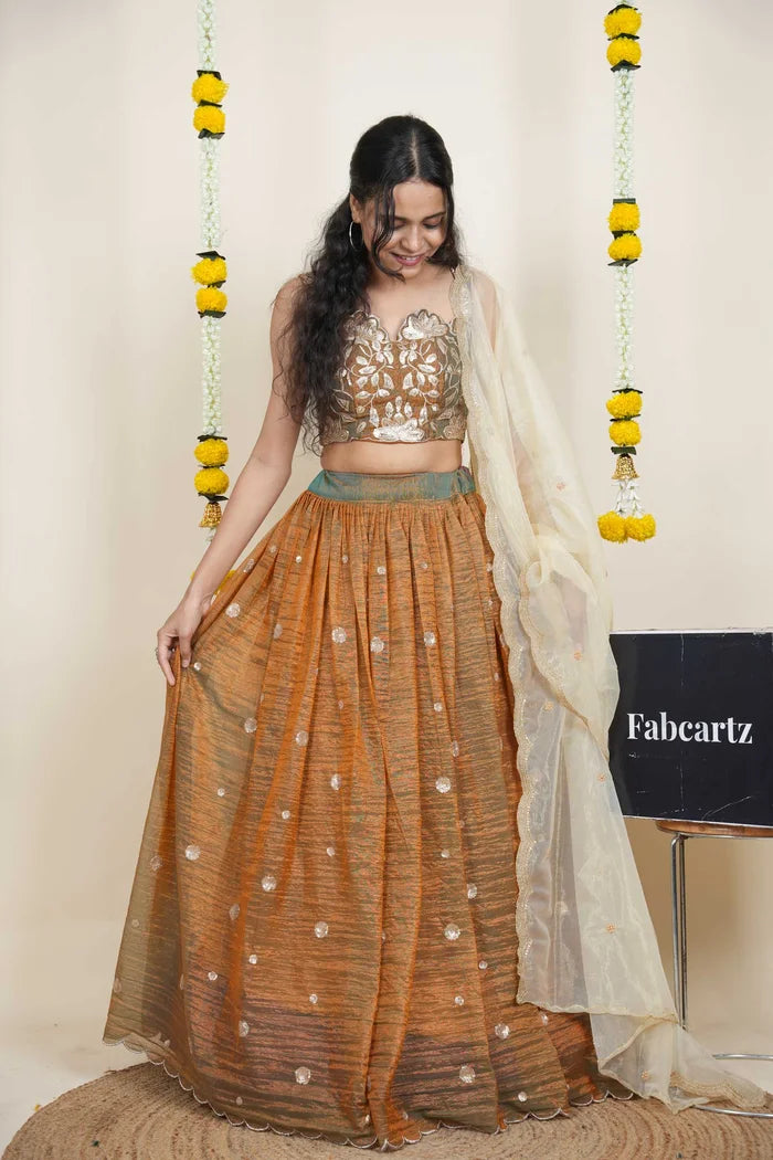 Mithila South Indian Festival Traditional Lehenga Choli (Kv)
