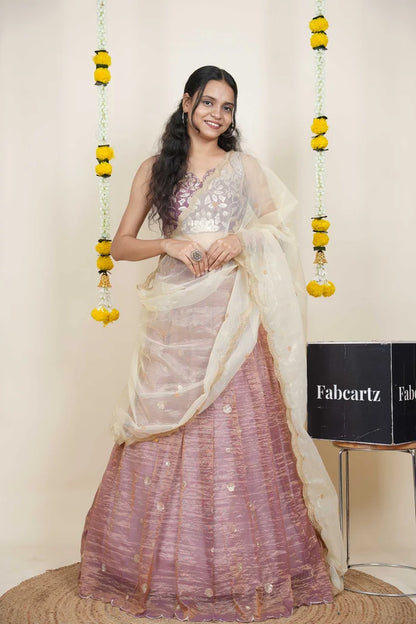 Mithila South Indian Festival Traditional Lehenga Choli (Kv)