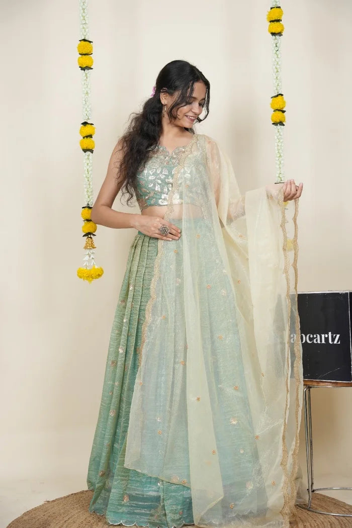 Mithila South Indian Festival Traditional Lehenga Choli (Kv)