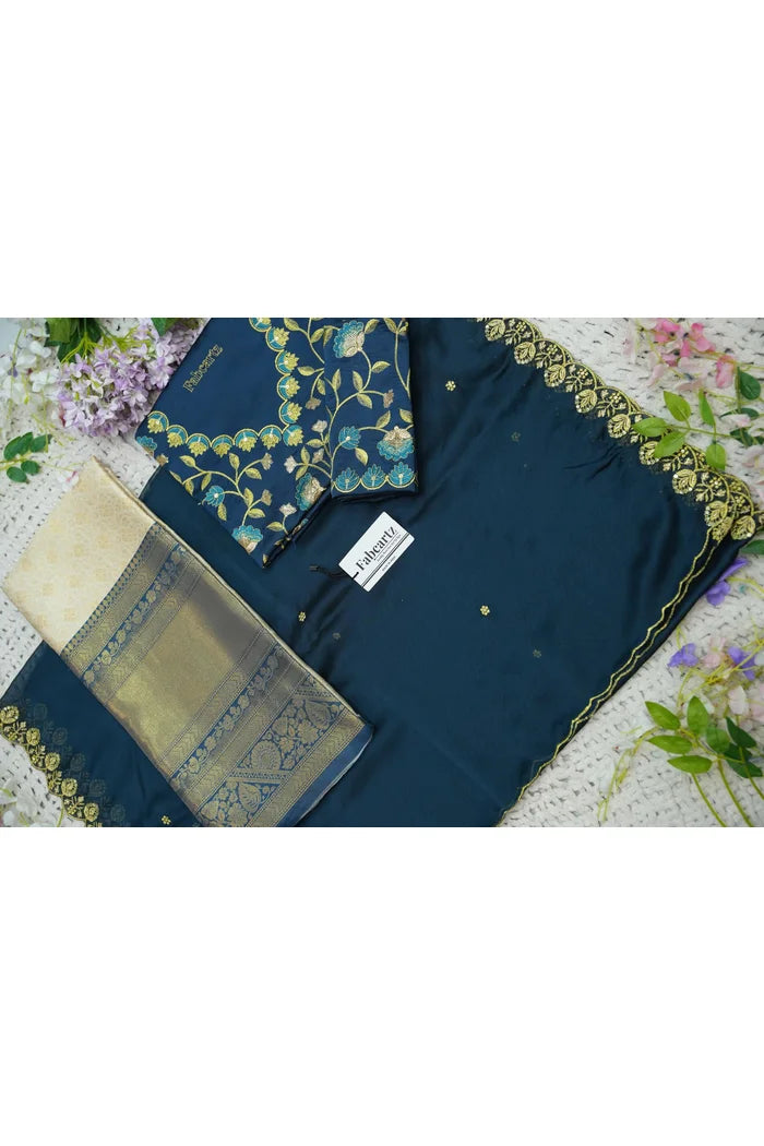 దక్షిణ భారత పండుగ సాంప్రదాయ హాఫ్ చీర (ఛవి) 