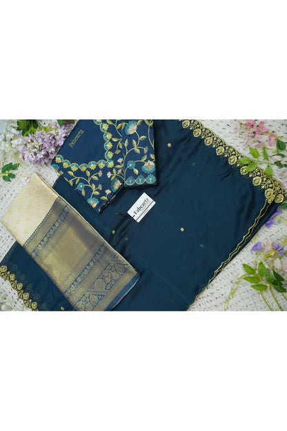 దక్షిణ భారత పండుగ సాంప్రదాయ హాఫ్ చీర (ఛవి) 