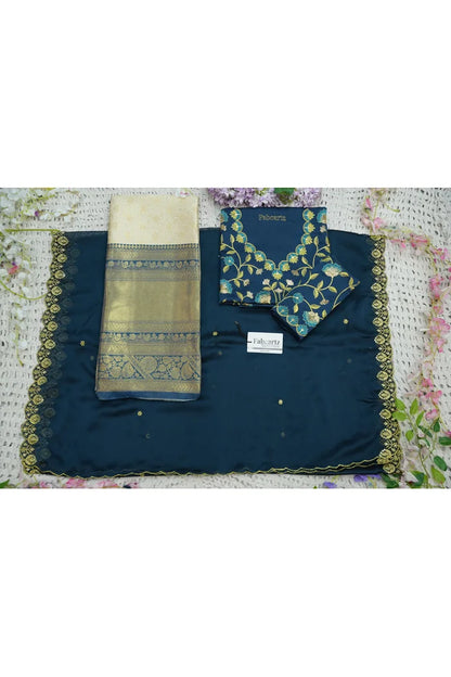 దక్షిణ భారత పండుగ సాంప్రదాయ హాఫ్ చీర (ఛవి) 