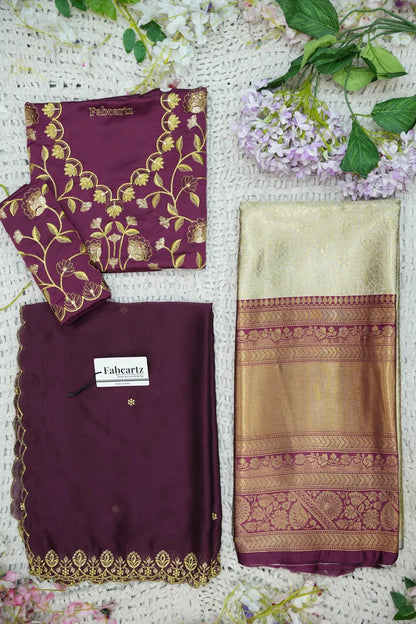 దక్షిణ భారత పండుగ సాంప్రదాయ హాఫ్ చీర (ఛవి) 