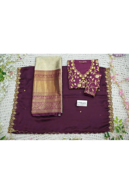 దక్షిణ భారత పండుగ సాంప్రదాయ హాఫ్ చీర (ఛవి) 