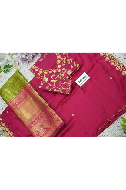 దక్షిణ భారత పండుగ సాంప్రదాయ హాఫ్ చీర (ఛవి) 