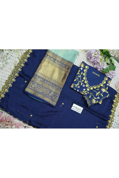 దక్షిణ భారత పండుగ సాంప్రదాయ హాఫ్ చీర (ఛవి) 