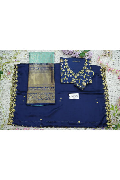 దక్షిణ భారత పండుగ సాంప్రదాయ హాఫ్ చీర (ఛవి) 