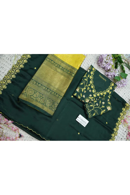 దక్షిణ భారత పండుగ సాంప్రదాయ హాఫ్ చీర (ఛవి) 