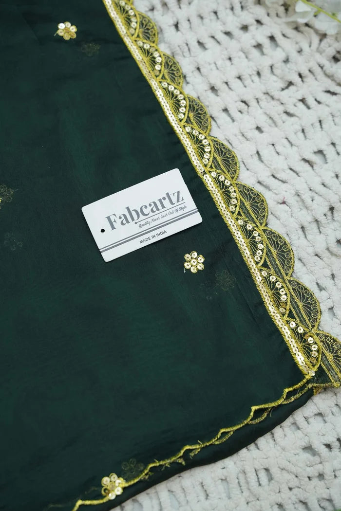 Revati Women's Woven Design zari work Half Saree with Blouse and Dupatta