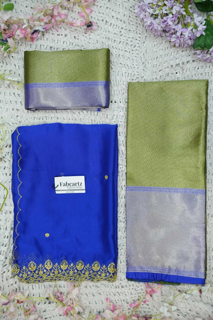 దక్షిణ భారత పండుగ సాంప్రదాయ హాఫ్ చీర (ఛవి) 