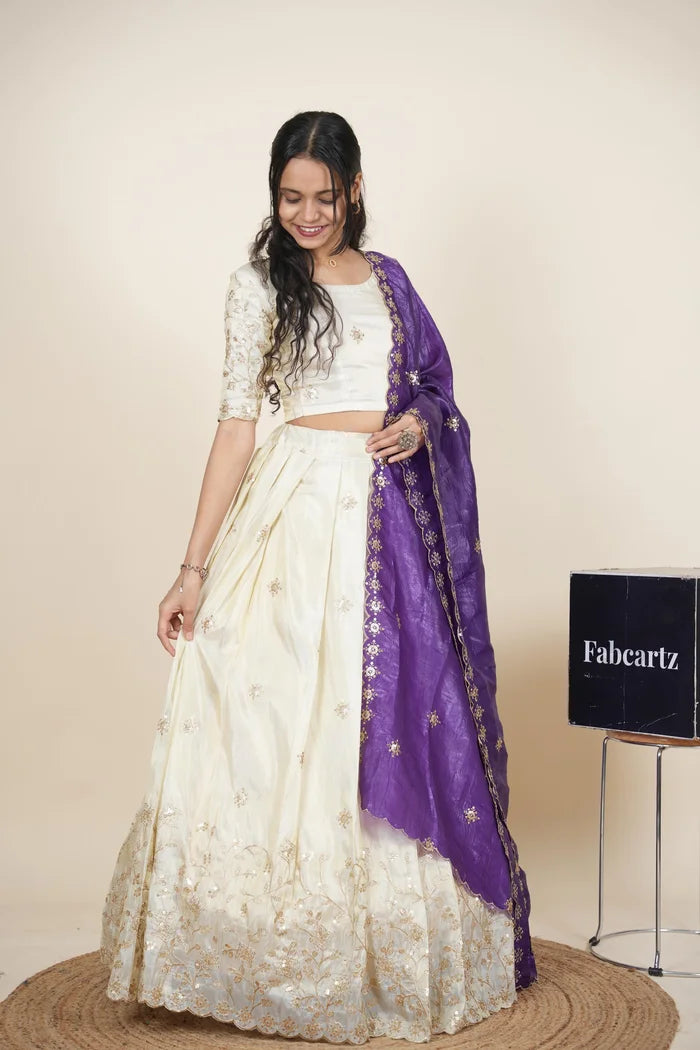 South Indian Festival Traditional Lehenga Choli Shizuka