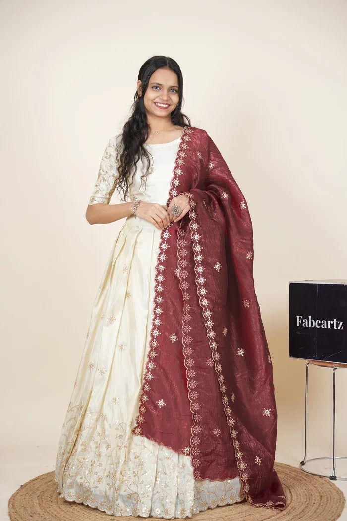 South Indian Festival Traditional Lehenga Choli Shizuka