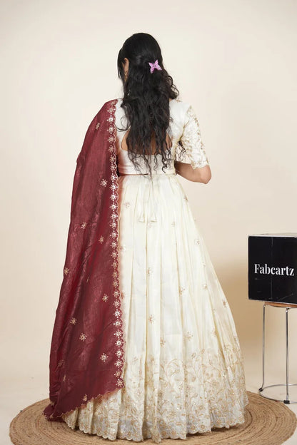 South Indian Festival Traditional Lehenga Choli Shizuka