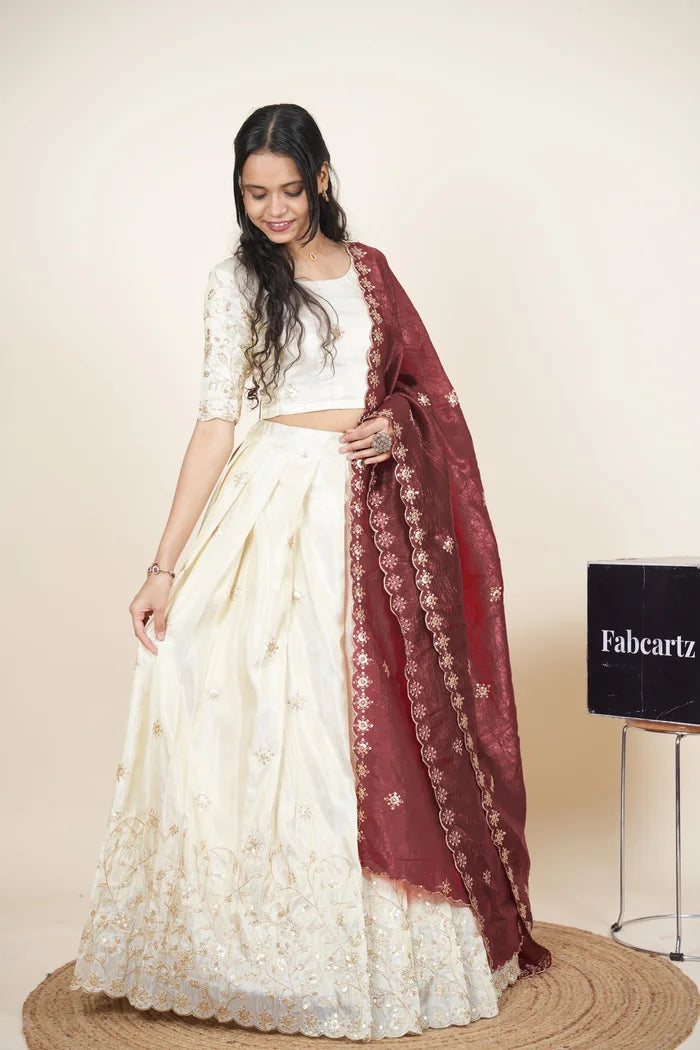 South Indian Festival Traditional Lehenga Choli Shizuka